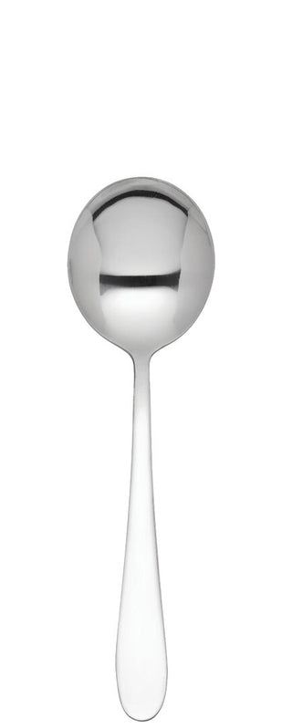 Soup Spoon, Manhattan Collection, Mirror Polished, Dinner Table Spoons, Dishwasher Safe Cutlery - Set of 12/ 300