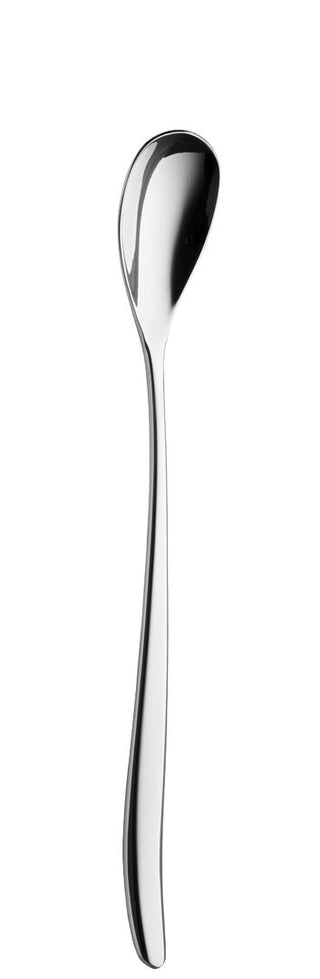 Cocktail Spoons, Petale Collection Stainless Steel Premium Mirror Polished, Bar & Tall Glass Service - Set of 12