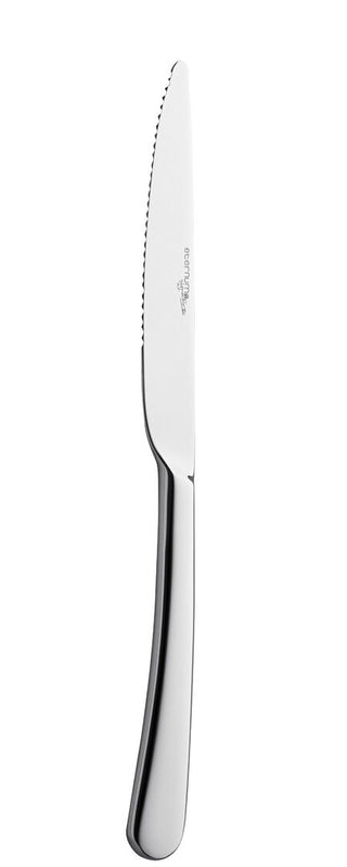 Steak Knife, Ascot Collection Stainless Steel Cutlery, Serrated Blade, Dishwasher Safe Meat Knives, Set of 12