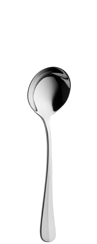 Soup Spoon, Baguette Plus Collection Polished Stainless Steel, Soup & Broth Service Spoons, Box of 12