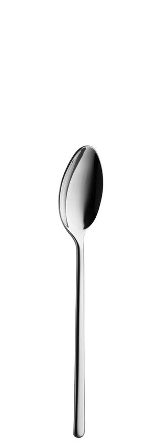 Tea Spoon, X Lo Collection Silver Stainless Steel Spoons, Slim Teaspoons, Box of 12