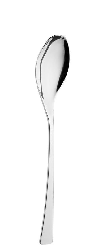 Table Spoon, Curve Collection Stainless Steel Cutlery, Contemporary Design Dining Spoons, Dishwasher Safe, Box of 12