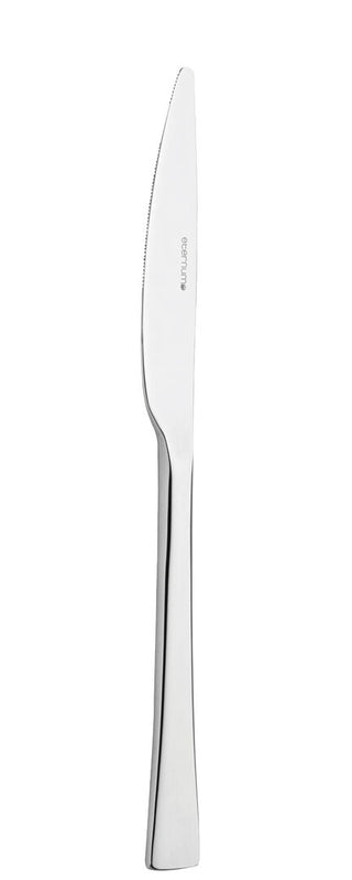 Table Knife, Curve Collection Stainless Steel Cutlery Dinner Knives, Curved Design, Dishwasher Safe, Box of 12
