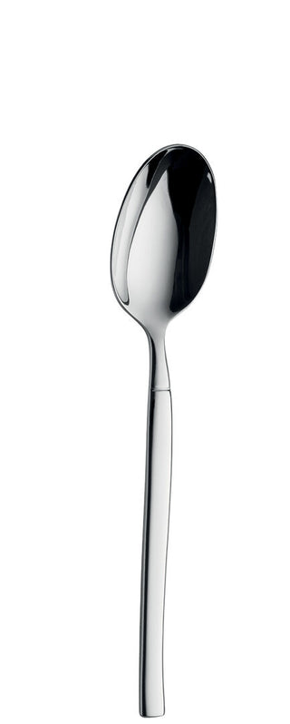 Dessert Spoon, Saturn Collection Cutlery Stainless Steel Spoons, Polished Finish, Dishwasher Safe, Box of 12