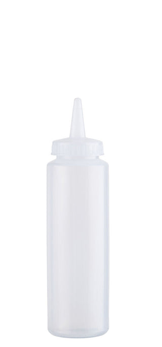 Clear Squeezy Sauce Bottle, Squeeze Bottles Range, Plastic, 8oz, 12oz, 24oz, 32oz, Break-Resistant, Box of 12, Food Prep & Serving