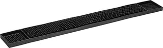 Rubber Bar Mat, Bar Accessories Range, Rubber, 18x12in, 24x3in, Durable, Drink Preparation & Glass Drying, Pack of 12