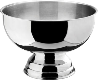 Champagne Bowl, Polished Stainless Steel, 38cm (15") Diameter, Multi Bottle Chilling Ice Bowl, Bar Service