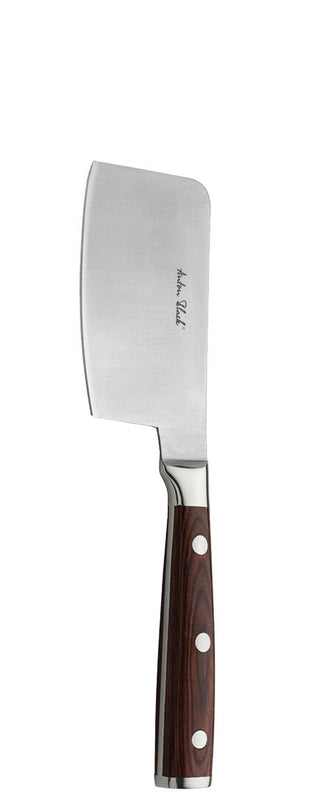 Stainless Steel Steak Cleaver Knife with Riveted Wood Handle – Professional Grill Knife - Pack of 12