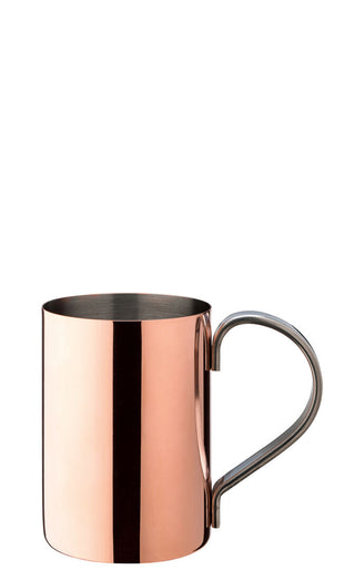Slim Stainless Steel Cocktail Mug 330ml (11.5oz), Copper Finish, Pack of 6, Professional Barware