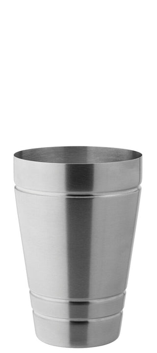 Brushed Stainless Steel Tumbler 49cl, Silver Finish, Pack of 6, Professional Cocktail & Bar Service