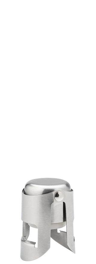 Stainless Steel Champagne Stopper, Brushed Finish, Pack of 12, Professional Sparkling Wine Preservation Tool