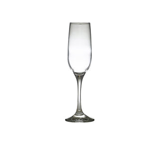 Durable Clear Glass Champagne Flute for Catering, Banqueting & Events – 21.5cl / 7.5oz - Pack of 6