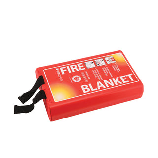 Fire Safety Blanket with Wall-Mounted Case for Commercial Kitchens – 1.2×1.2m