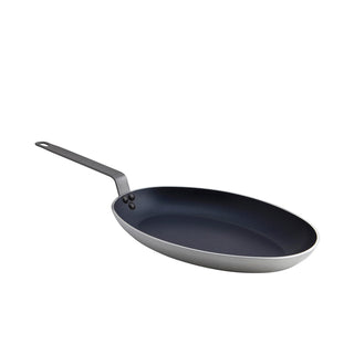 Aluminium Non Stick Oval Shape Fish Pan 36cm - 36×25cm Heavy Duty Cookware Set of 1