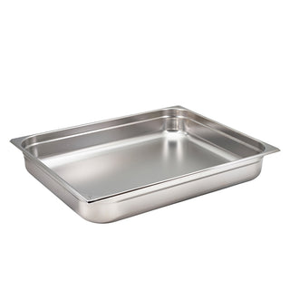 Stainless Steel Gastronorm Pan Commercial Kitchen Food Storage Pans - 2/1,2/3,2/4,1/9 1Pcs