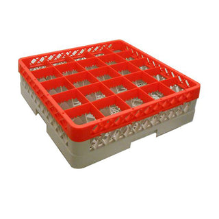 Glass Washer Rack – 16, 25, 36 & 49 Compartment Options with 1–4 Extenders, Hygienic Stackable Glassware Rack for Washing, Storage & Transport