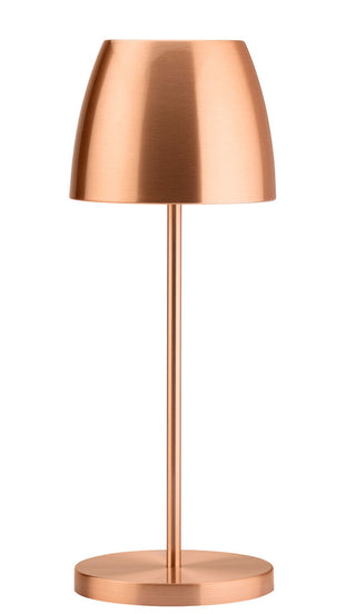 Montserrat Cordless LED Table Lamp 30cm – Rechargeable Brushed Aluminium Lamp for Hospitality & Dining - Pack of 6