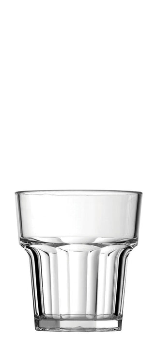 American Old Fashioned Tumbler 9oz/ 270ml, Clear Polycarbonate Heavy Base Spirit Serve for Bars, Pack of 36