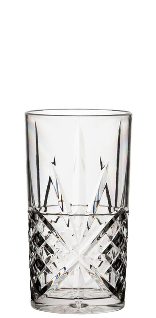 Symphony Stacking Hiball 12oz (35cl) Polycarbonate Tumbler - Stain Resistant & Break Resistant - Pack of 12