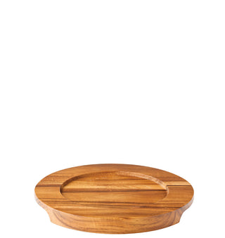 Round Wood Board 5.5", 6.5" & 7.5" – Acacia Wood, Dishwasher Safe, Ideal for Serving & Presentation