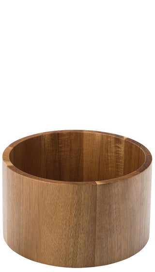 Acacia Punch Barrel Stand / Bowl 8.5" (21.5cm) - Wooden Display Stand for Punch Barrel - Set of 1