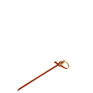 Bamboo Knotted Skewers for Cocktails & Appetizers, Red/ Black, 3.5", 4.75", Eco-Friendly & Stylish - Pack of 100