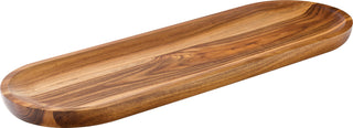 Acacia Wood Serving Board 17 x 5.5" (42 x 14cm) - Stylish Wooden Platter - Pack of 6