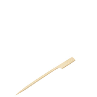 Teppo Bamboo Skewers, Eco-Friendly Natural Bamboo, 12cm/ 4.75 inch, Ideal for Cocktails, Appetizers, and Burgers - Pack of 100