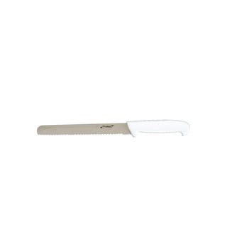 Serrated Bread Knife with 20.3cm/8" Molybdenum Steel Blade, Polypropylene Handle for Commercial Baking and Food Preparation