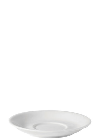 Titan Extra Large Saucer, Porcelain, White, 17cm (6.75"), Set of 36, Ideal for Tea & Coffee Cups, Table Service