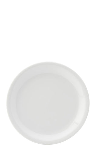 Titan Narrow Rimmed Plate, Porcelain, White, 16cm (6.25"), Set of 36, Ideal for Starters, Desserts & Table Service