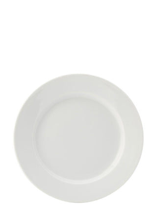 Titan Winged Plate, Porcelain, White, 19cm (7.5"), Set of 6, Ideal for Starters, Desserts & Table Service