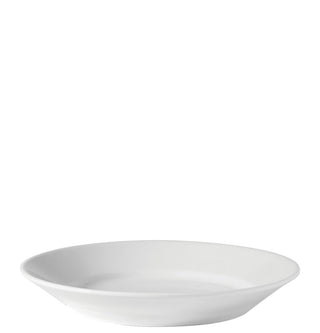 Titan Deep Winged Plate, Porcelain, White, 28cm (11"), Set of 6, Ideal for Pasta, Salads & Main Course Service