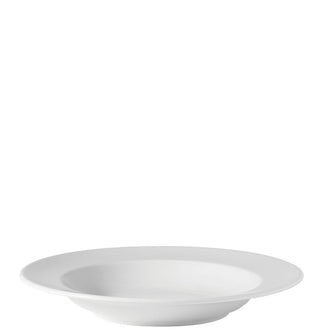 Titan Pasta Dish, Porcelain, White, 30cm (12") 61cl (21.5oz), Set of 6, Ideal for Pasta, Bowls & Main Courses