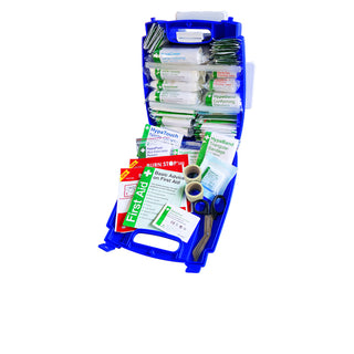 Blue Evolution Plus Catering Workplace First Aid Kit BS8599 Compliant Small/ Medium Size