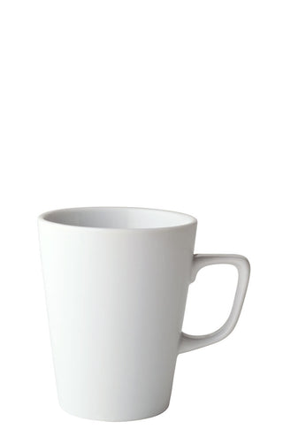 Titan Latte Mug, Porcelain, White, 340ml (12oz), Pack of 24, Latte & Coffee Mug