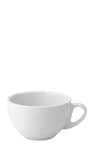 Titan Italian Style Cups, Porcelain White, 17oz Sizes, Set of 6, Coffee, Tea & Café Use