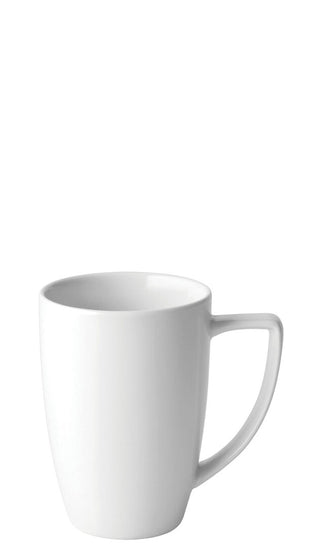 Titan Bullet Style Porcelain Mug - Box of 6 White Ceramic Mugs - 240ml, 320ml, 420ml