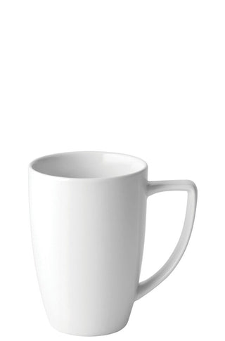 Titan Bullet Style Porcelain Mug - Box of 6 White Ceramic Mugs - 240ml, 320ml, 420ml