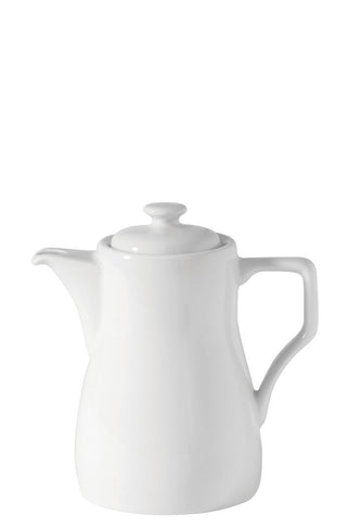 Titan Porcelain Coffee Pot, White, 310ml (11oz), Set of 12, Ideal for Filter Coffee & Table Service
