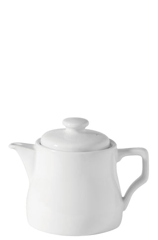 Titan Core Porcelain Teapot White 16oz/ 28oz, Set of 6, For Tea Service, Cafés, Hotels & Restaurants