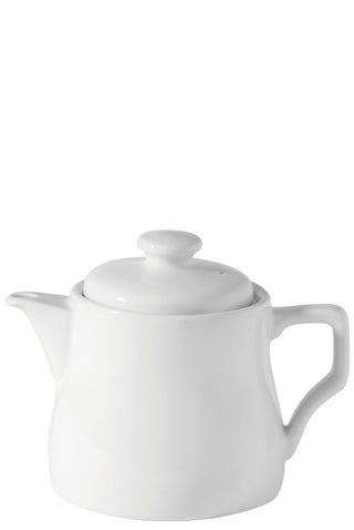Titan Core Porcelain Teapot White 16oz/ 28oz, Set of 6, For Tea Service, Cafés, Hotels & Restaurants