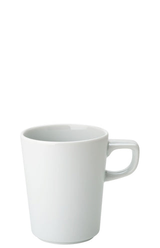 Titan Porcelain Stacking Latte Mug, White, 320ml (11.25oz), Set of 24, Dishwasher Safe