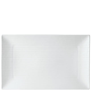 Rectangular Platter, Titan Signature Collection White Porcelain Serving Trays - Box of 6