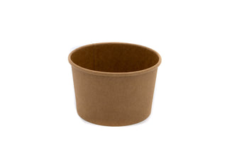 Pack Of 500 Kraft Heavy Duty Paper Breakfast Bowl 8oz