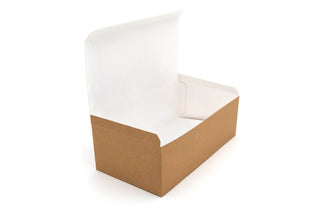 Pack Of 250 Large Kraft Chicken Box 228x125x78mm