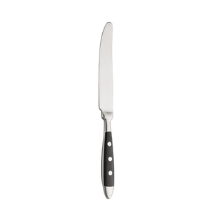 Doria Stainless Steel Table Knife – Box of 12 | Rustic Contemporary Cutlery, Dishwasher Safe Knives