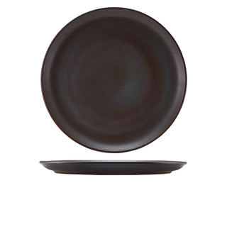 Large 33.5cm Stoneware Pizza Plate – Durable Round Serving Plate - Pack of 6