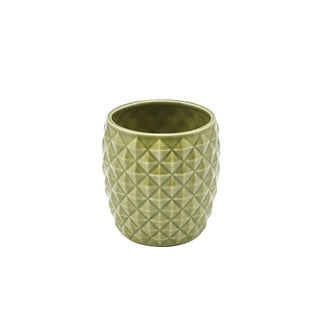 Green Pineapple Tiki Mug 40cl / 14oz, 10 × 9.3cm for Tropical Cocktail Presentation – Pack of 4