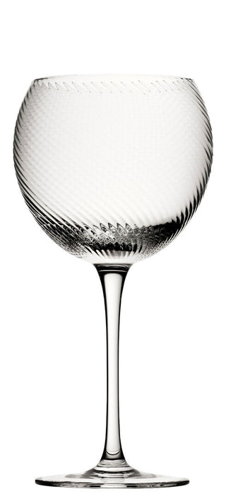 Twisted Hayworth Cocktail Glasses – Handmade Optic Glass Gin & Cocktail Goblets, 20oz (58cl), Box of 6